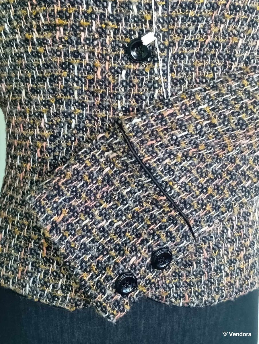 Colorful new Wool Coat